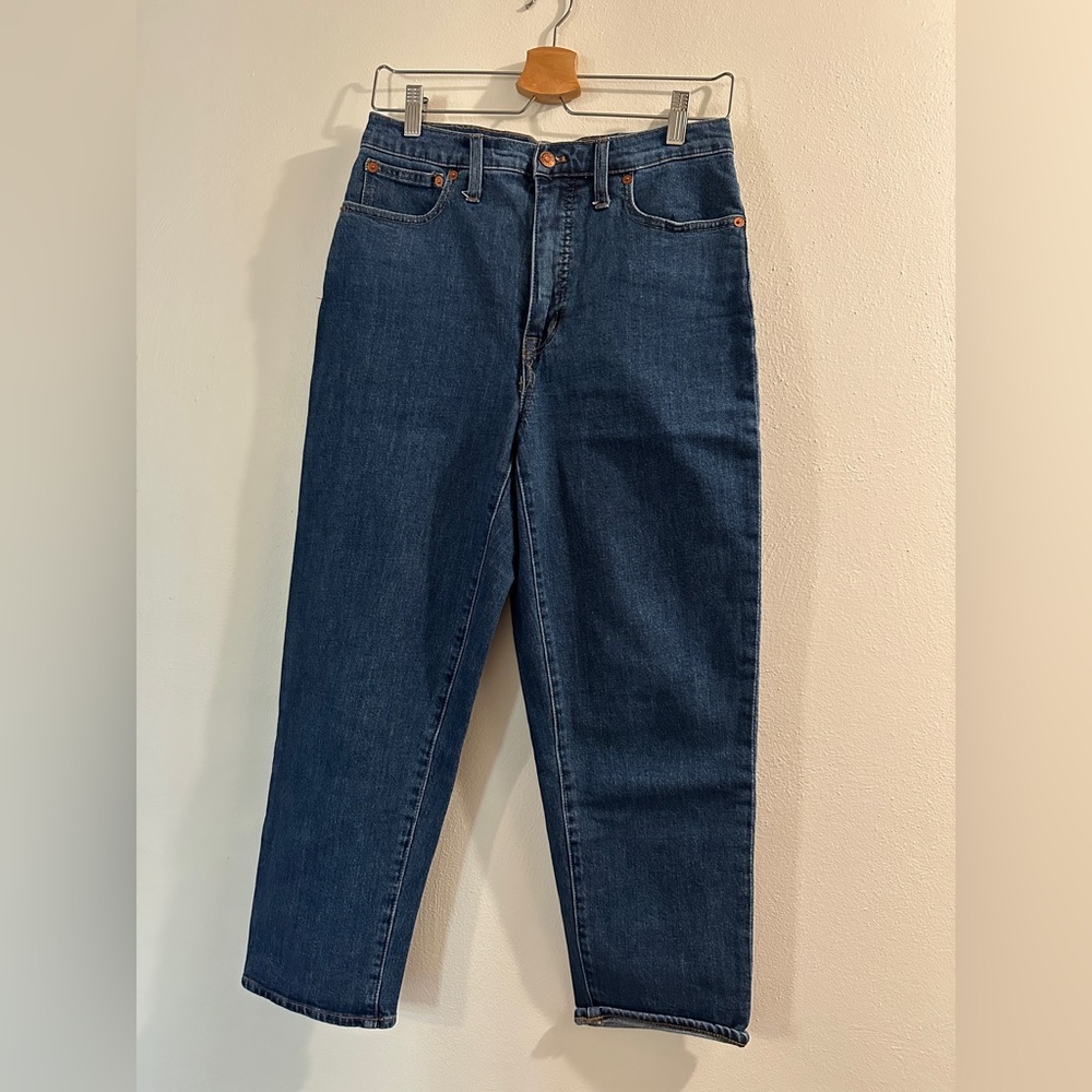 Madewell Tapered Leg High Rise Denim